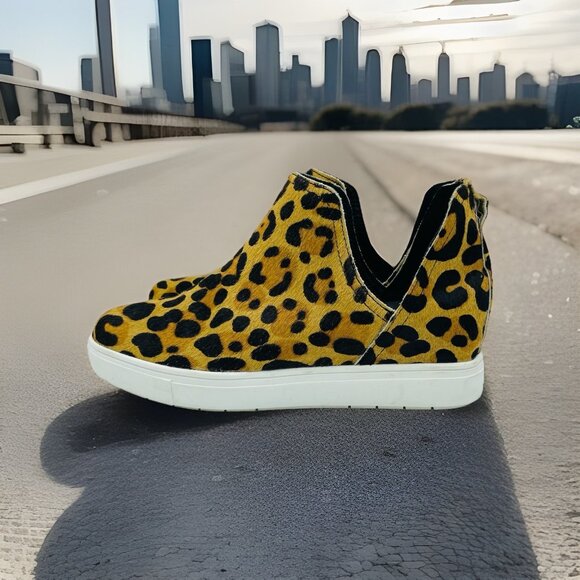 Steven By Steve Madden Shoes Womens Size 7.5 M Leopard Print Cheetah Slip On - Picture 2 of 11